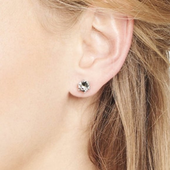 :: Stella & Dot Sparkle Studs - Smokey - Picture 2 of 5